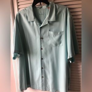 2X Tommy Bahama Aqua button down
